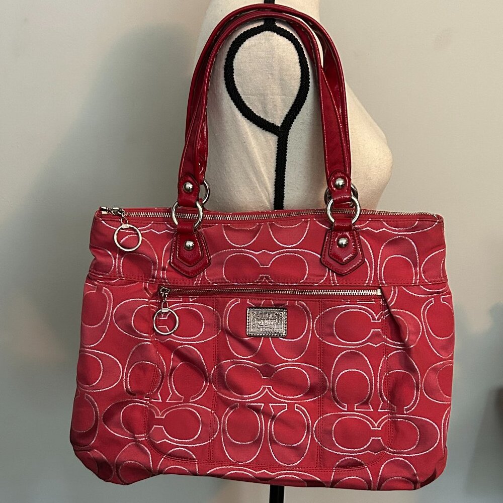 Red/Pink Coach Bag